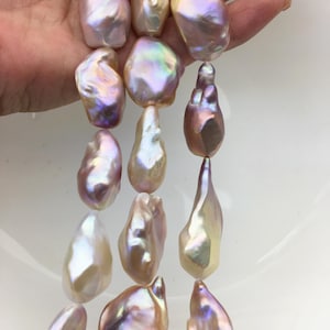 15.5&#39;&#39; AA+ 15-17mm Big diamond mix color Rainbow flame ball pearl,FL15-2A-5-37
