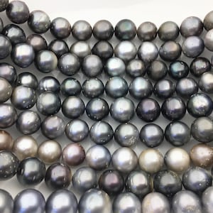 15.5&#39;&#39; 12-16mm huge mix color Round/Near round Shape tahitian pearl,TH12-2A-13-5