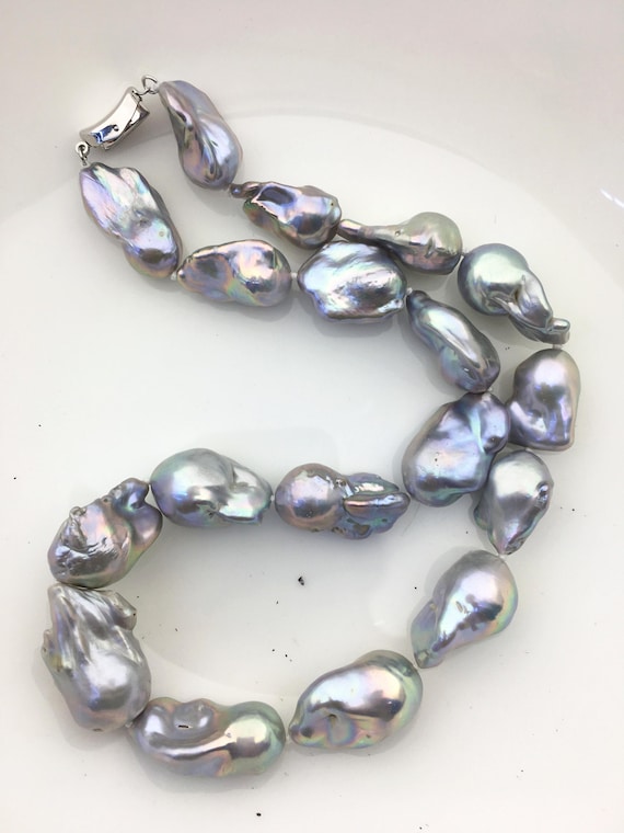 【BLACKPURPLE】[silver925] Little Ball Freshwater Pearl NC silver925] Little ball freshwater pearl necklace