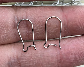 5 pairs 8x16mm S925 sterling silver Owlbbabies Fish Earring Hooks French Wire Hooks Hypo-allergenic Jewelry Findings,ASL-ER-008