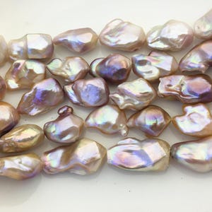 15.5&#39;&#39; AA+ 15-17mm Big diamond mix color Rainbow flame ball pearl,FL15-2A-5-36
