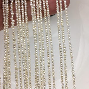 AA+ 1.8-2mm white potato freshwater pearls,small size pearls bead wholesale,CR1-T2