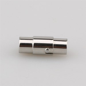 3pcs 2/3/4/6/8mm hole size stainless steel magent clasp,round leather cord bracelet necklace clasp,necklace clasp,bracelet clasp,AAL-006