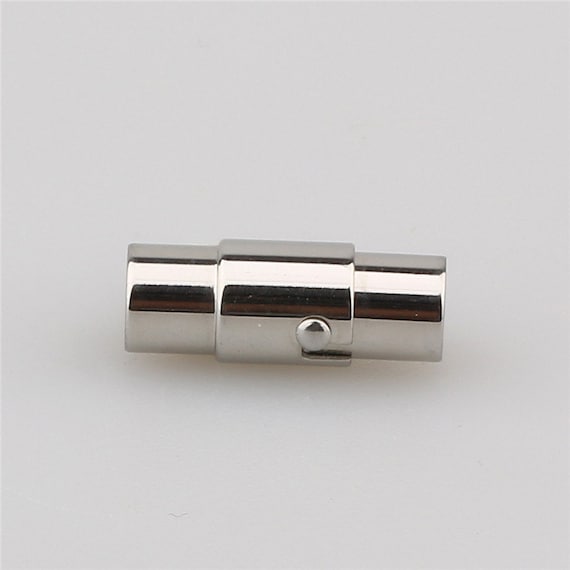 3pcs 2/3/4/6/8mm hole size stainless steel magent clasp,round leather cord bracelet necklace clasp,necklace clasp,bracelet clasp,AAL-006