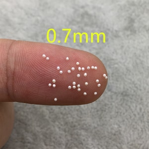 AAA 0.7mm white near round freshwater seed pearls,no hole,Cultured pearl,diy pearl beads,Happiness,birthday,RP1-3A-11