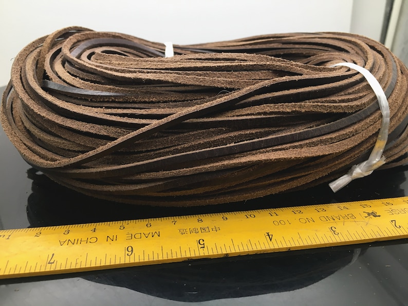 3mmx2mm Flat Crazyhorse Oil Leather Cordsoft Leatherselect Etsy