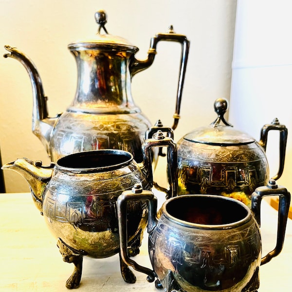 Silver Tea Set Etsy