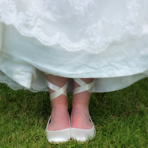 ballet shoes for wedding dress