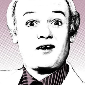 John Inman pop art print, part of the Funny Men pop art collection by Art & Hue, in 3 sizes and 18 colours. image 1