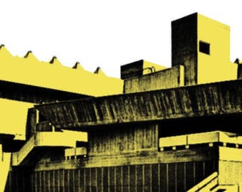 Hayward Brutalism South Bank London Brutalist Architecture Pop Art Print Modernist Modernist Mid-Century Southbank Centre Gallery