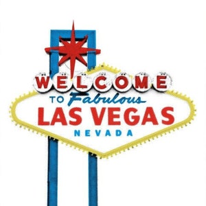 Welcome to Fabulous Las Vegas Sign Pop Art Print