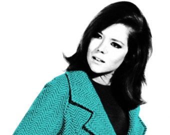 Fashion Icon Mrs Peel: Art & Hue presents The Avengers graphic pop art inspired by the cult British 1960s TV show -gallery wall art prints