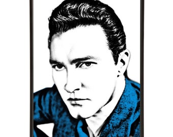 Terence Morgan Pop Art Print by Art & Hue inspired by Midcentury actors of British cinema, part of the Leading Men pop art collection