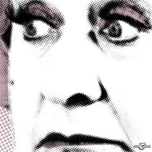 Mollie Sugden pop art print, part of the Funny Women pop art collection by Art & Hue, in 3 sizes and 18 colours. image 3