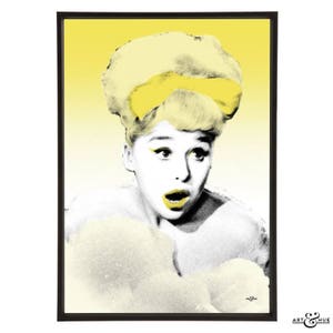 Barbara Windsor Pop art portrait of Barbara Windsor, or Dame Babs, the bubbly star of British comedy with the infectious giggle image 5