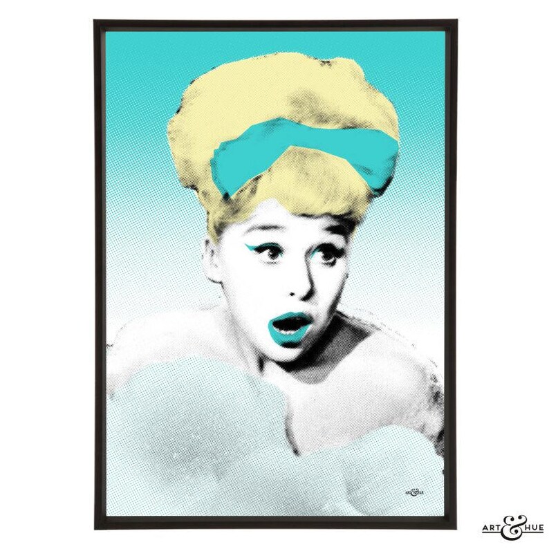 Barbara Windsor Pop art portrait of Barbara Windsor, or Dame Babs, the bubbly star of British comedy with the infectious giggle image 6