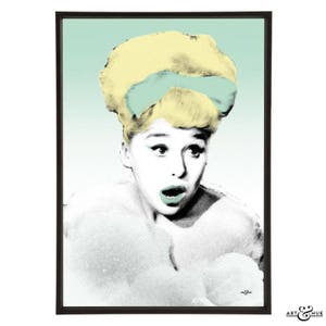 Barbara Windsor Pop art portrait of Barbara Windsor, or Dame Babs, the bubbly star of British comedy with the infectious giggle image 8