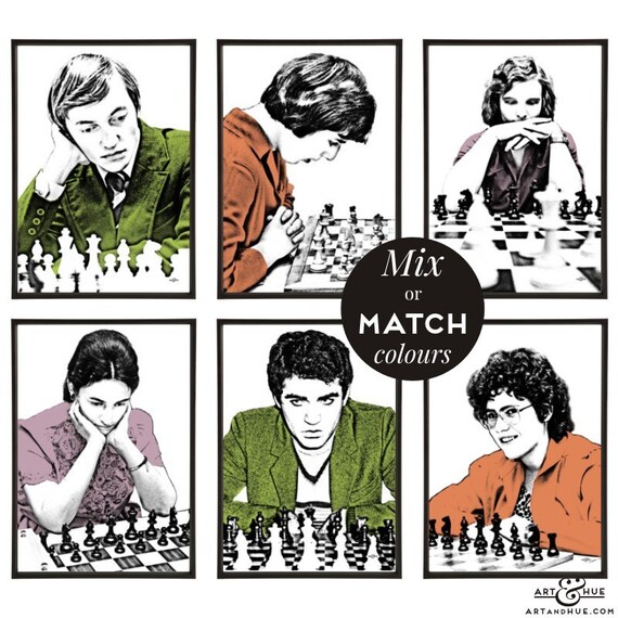 ArtStation - Karpov vs Kasparov caricatures