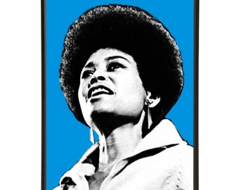 Abbey Lincoln pop art print, part of the Jazz Icons pop art collection by Art & Hue, in 3 sizes and 19 colours.