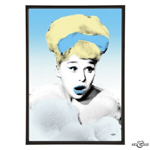 Barbara Windsor Pop art portrait of Barbara Windsor, or Dame Babs, the bubbly star of British comedy with the infectious giggle image 4