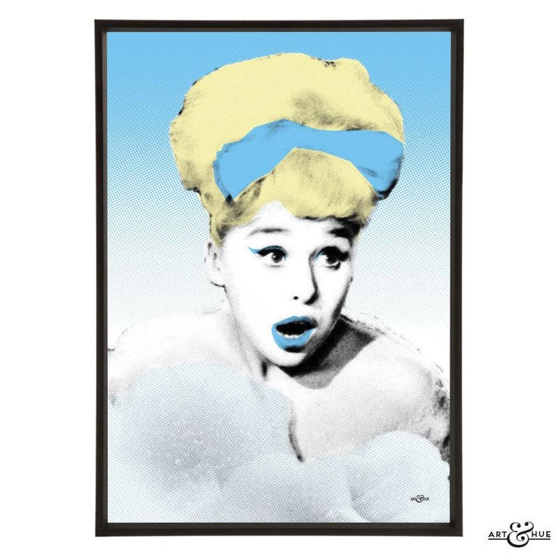 Barbara Windsor Pop art portrait of Barbara Windsor, or Dame Babs, the bubbly star of British comedy with the infectious giggle image 4
