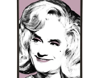 Dick Emery as Mandy stylish Pop Art Print by Art & Hue part of the Drag Icons pop art collection