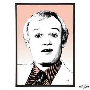 John Inman pop art print, part of the Funny Men pop art collection by Art & Hue, in 3 sizes and 18 colours. image 7