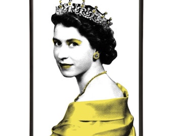 Queen Elizabeth II Pop Art Print