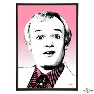 John Inman pop art print, part of the Funny Men pop art collection by Art & Hue, in 3 sizes and 18 colours. image 5