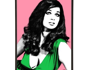 Valerie Leon pop art inspired by cult film Blood from the Mummy's Tomb, part of the Hammer Horror range inspired by cult horror films