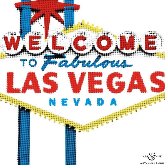Welcom to Las Vegas Sign Pop Art Acrylic Print