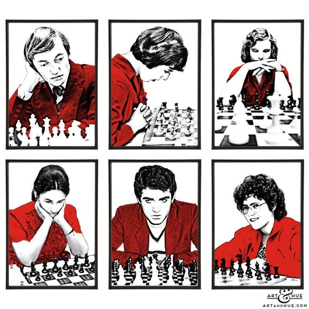 ArtStation - Karpov vs Kasparov caricatures