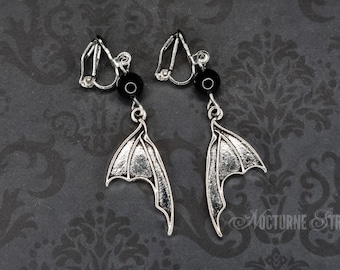 Fashion Stainless Steel Bat Animal Stud Earrings Men Women Party Jewelry Gift EB