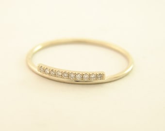 Diamond Ring, Gold Wedding Band, Pave Diamond Ring, Diamond Wedding Ring, Gold Rings, Diamond Band, Diamond, Rings, Diamond Band