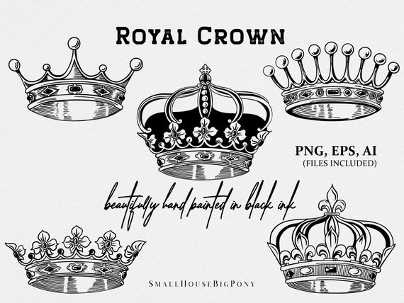 Crown Stickers PNG Transparent Images Free Download, Vector Files