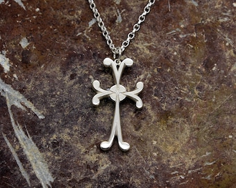 Douglas Hughes Solid Silver Celtic Cross 'The Lamorna'