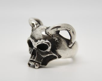 Handmade Silver Devil Ring, Douglas Hughes Design