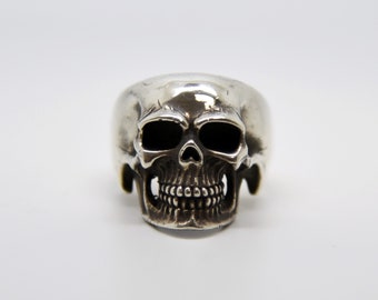 Silver Handmade Skull Ring, Douglas Hughes Design