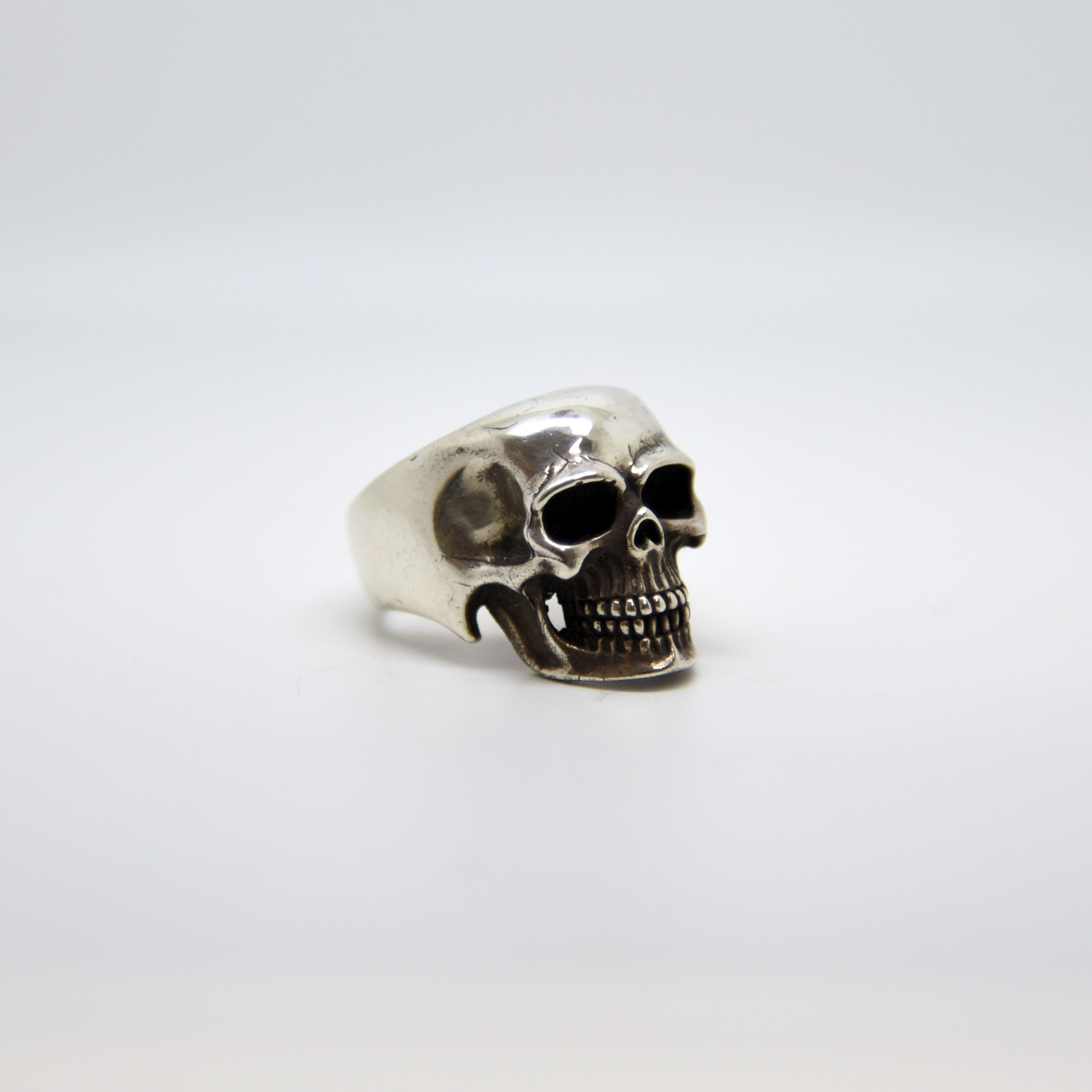 Silver Handmade Skull Ring, Douglas Hughes Design