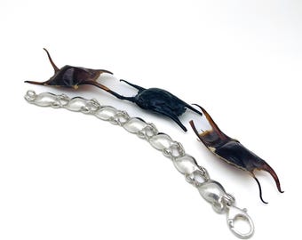 Solid Silver Mermaid's Purse Bracelet | An Original DH Design | Handmade in Cornwall