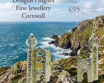 Solid Silver Handmade Cornish Tin Mine