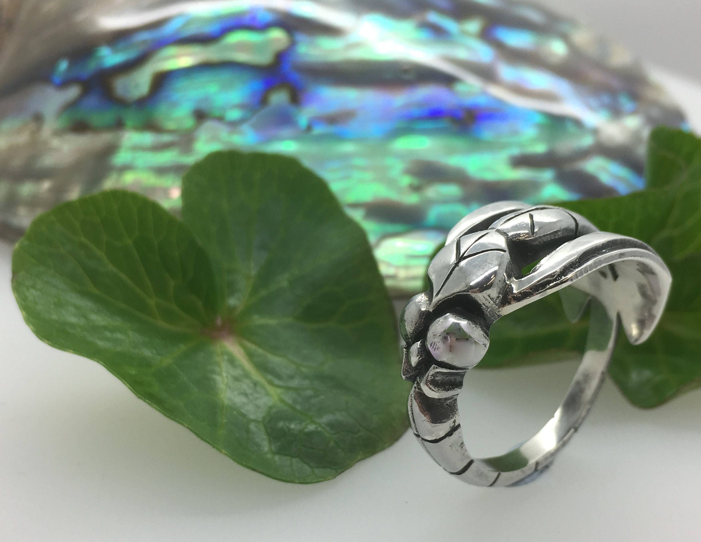 Sterling silver deals dragonfly ring
