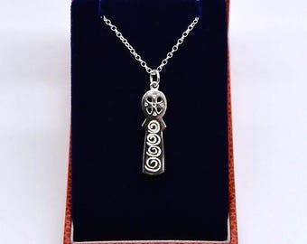 Douglas Hughes Handmade Solid Silver Cross 'The Merlin Celtic Cross'