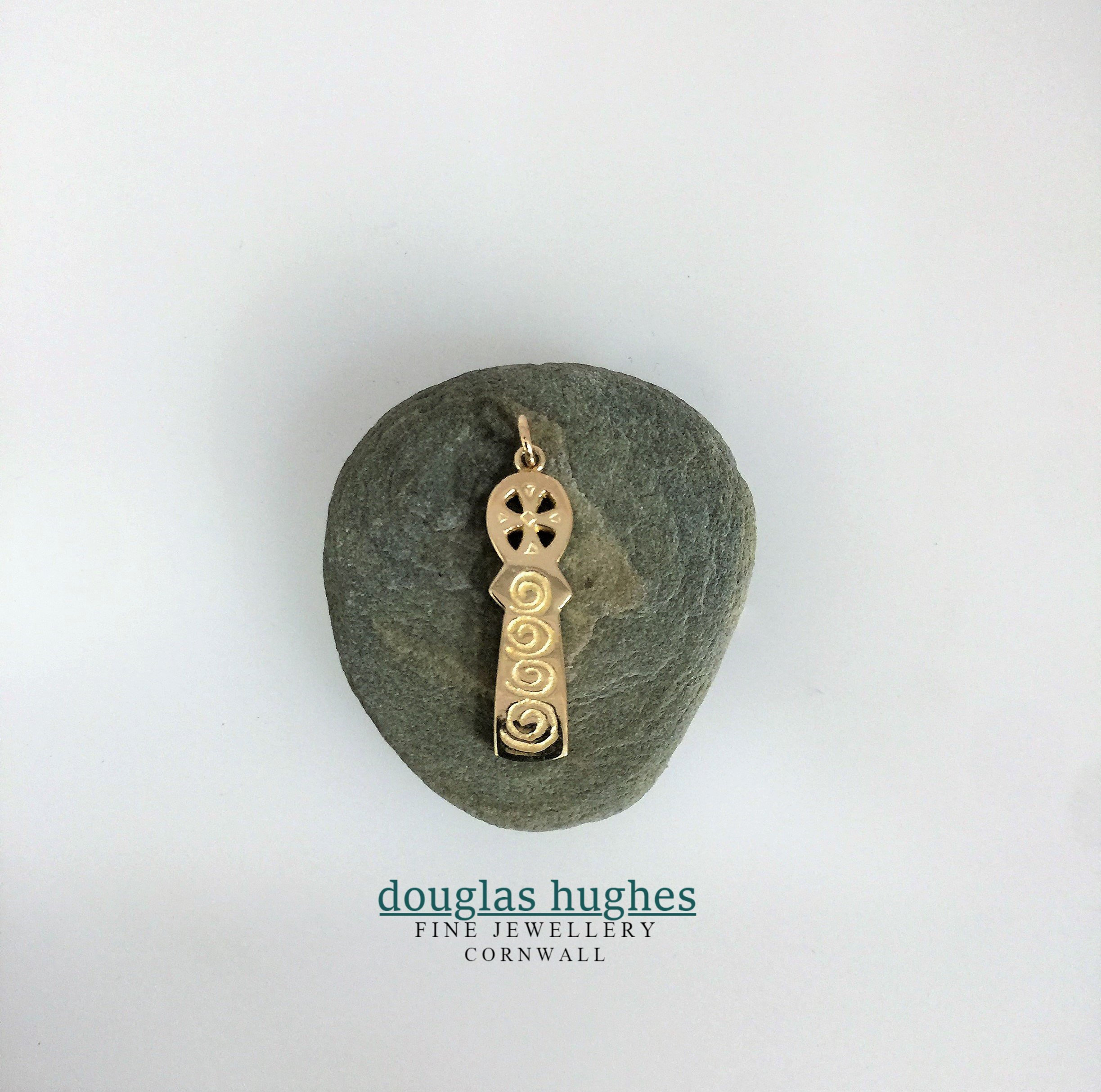 Gold 'Merlin' Cross Pendant: Gold Cornish Celtic Cross, Celtic Cross ...