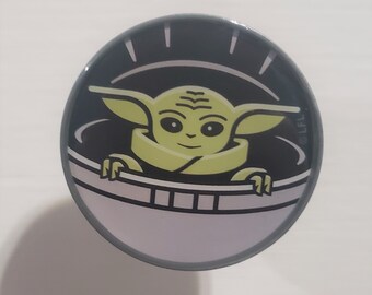 STAR WARS YODA HOME DECOR 1 1/2 OVER SIZED WHITE CERAMIC KNOB DRAWER CABINET STAR WARS YODA HOME DECOR 1 1/2 OVER SIZED WHITE CERAMIC KNOB DRAWER CABINET