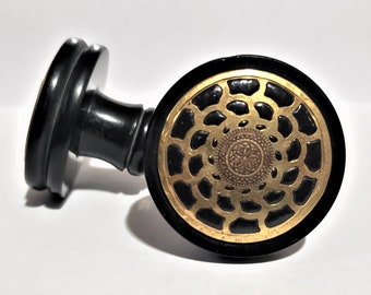 Gold Lace Resin Knob Metal Accent Home Decor Drawer Pull Drawer Knob Cabinet Knob Cabinet Pull