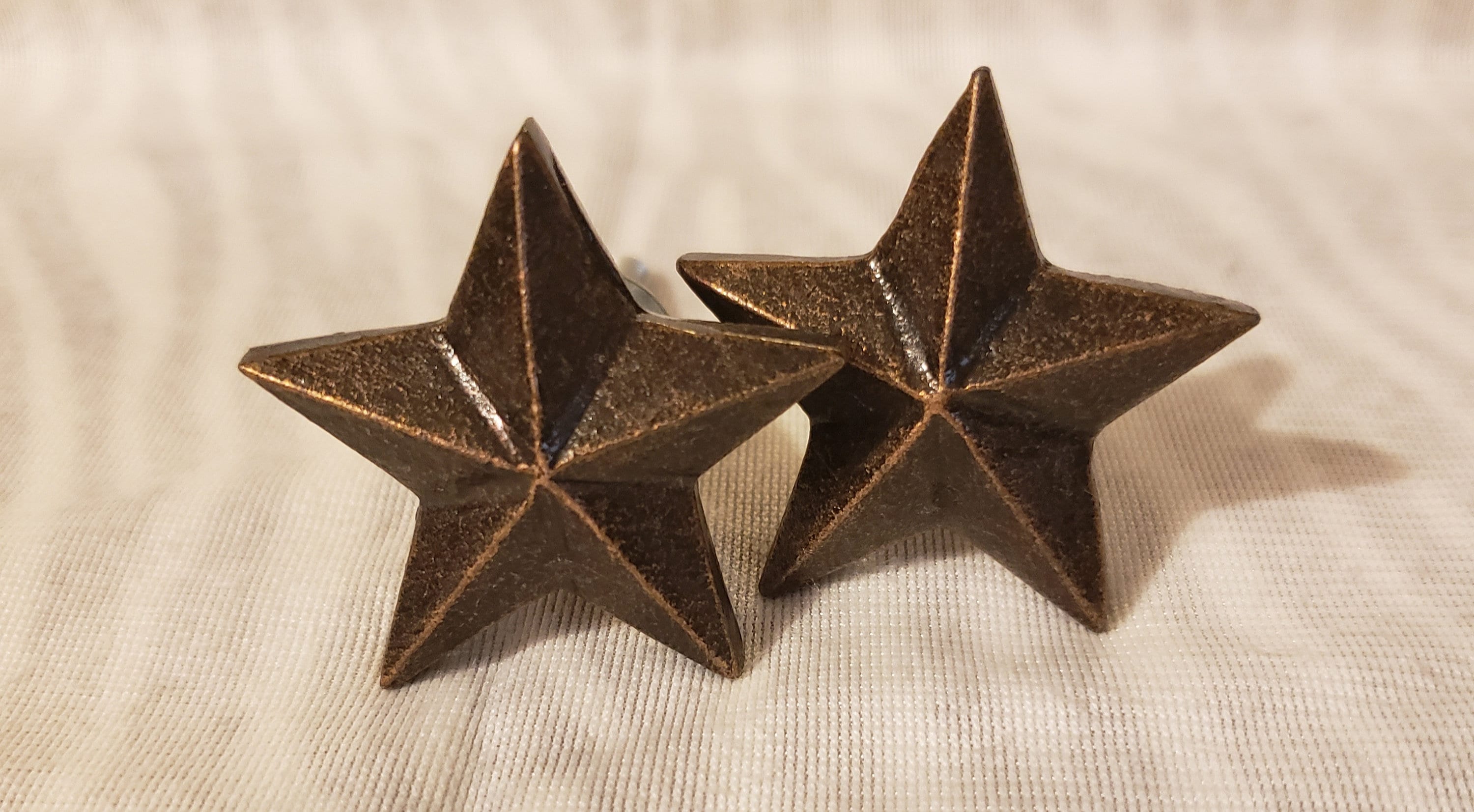 Bronze Star Metal Knob Home Decor Drawer Pull Drawer Knob Etsy