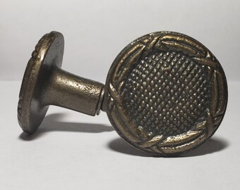 Antique Brass Mesh Metal Knob Engraved Knot Home Decor Drawer Pull Drawer Knob Cabinet Knob Cabinet Pull