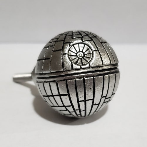 Star Wars Death Star Drawer Knob Death Star Drawer Knobs in Brass
