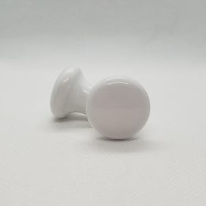 Small White Round Ceramic Knob Home Decor Drawer Pull Drawer Knob Cabinet Knob Cabinet Pull